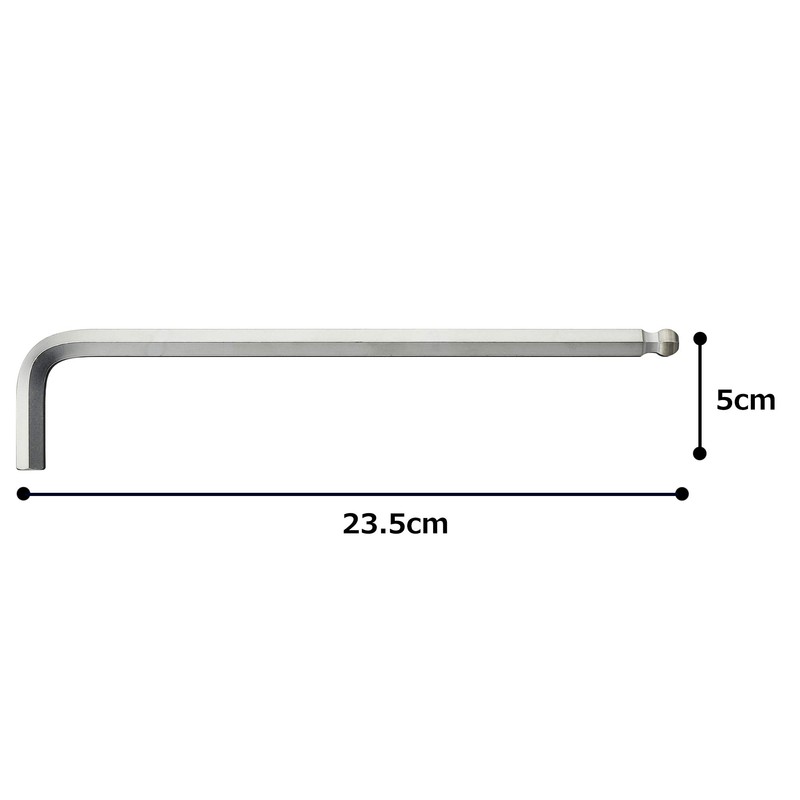 TONE BLB-12 Long Ball Point L-Shaped Wrench 3/8 inch Wide