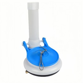 Banhey Toilet Flush Valve Assembly, 3 Inch, Compatible with One - Piece Toilets -WC Tank Repair and Replacement Part Featuring Chain and Flapper