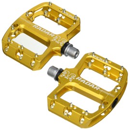 CHROMAG Radar Pedals for Mountain Bike/MTB/Cycle/VAE/E-Bike Adult Unisex, Gold, 70 x 93 mm