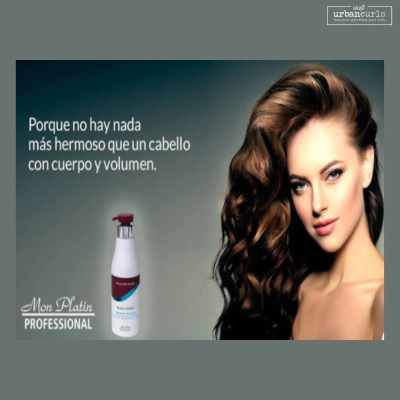 Shampoo Fortificante Cabello Fino Debil Mon Platin Volumizer