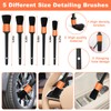 Viewsun Windshield Cleaner Tool, 15Pcs Car Interior Cleaning Kit, Detailing