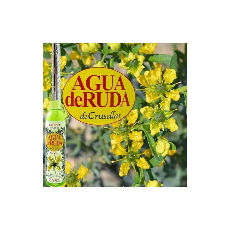 Crusellas Rue Water (Agua de Ruda) Splash Cologne 7 Fl.