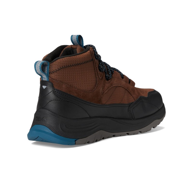 Teva Men's Auroris Hiking Boot, Rain Drop/Black, 11