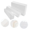 KOMBIUDA 4pcs Organizer Bins Lid Versatile Storage Box for Cosmetics