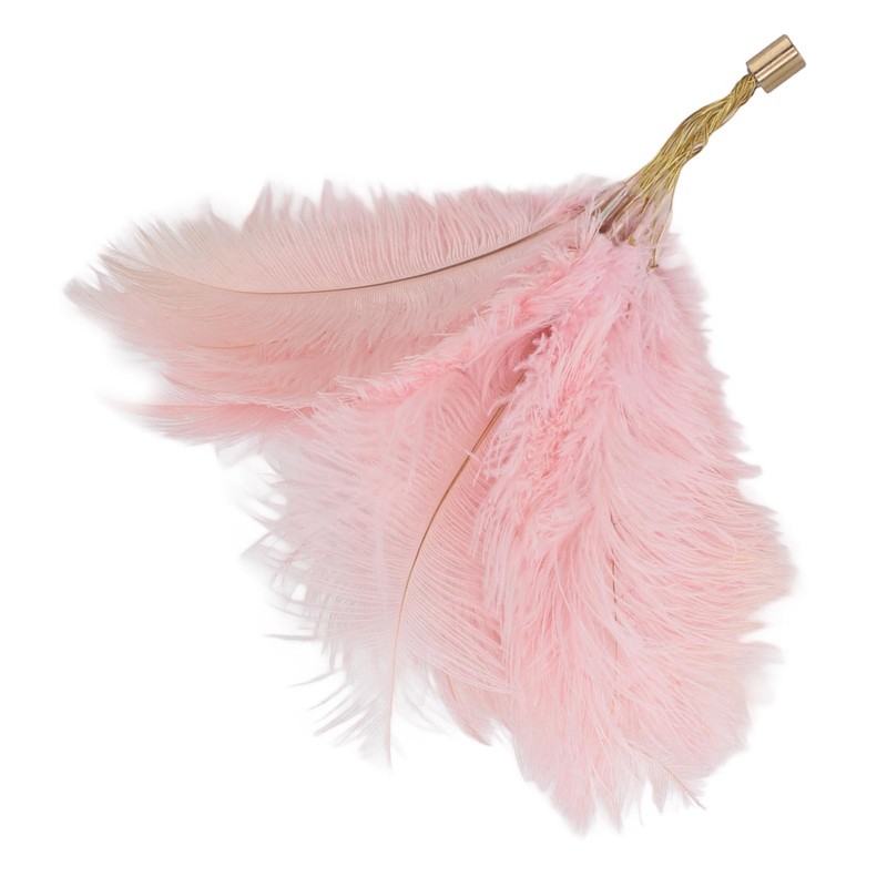 Decorative Table Lamp 30PCS Feathers USB Rechargeable Light Touch Control