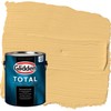 Glidden Total 1 gal. Gold Buff/Yellow Semi-Gloss Interior Paint with
