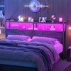 Aheaplus Headboard for Queen Size Bed Frame, Headboards with Outlets,