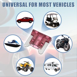 X AUTOHAUX 30pcs Low Profile Mini Car Blade Style Fuses 40A for Automotive