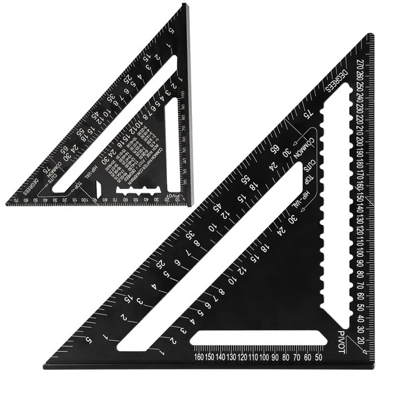 Beslands Rafter Square Metric 12 inch & 7 inch Set