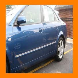 312 Motoring fits 2006-2012 Buick Lucerne Chrome Side/Door Trim MOLDINGS 2PC 2007 2008 2009 2010 2011 06 07 08 09 10 11 12
