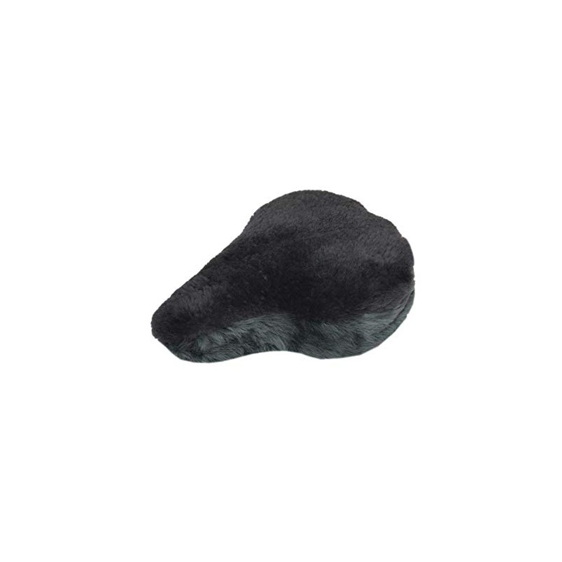 Reissner Lambskin Bicycle Saddle Cover Lambskin Combined with Faux Fur