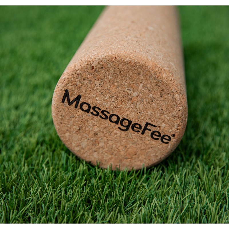 MassageFee Cork Fascia Roller for Relaxation, Regeneration, Targeted Massage