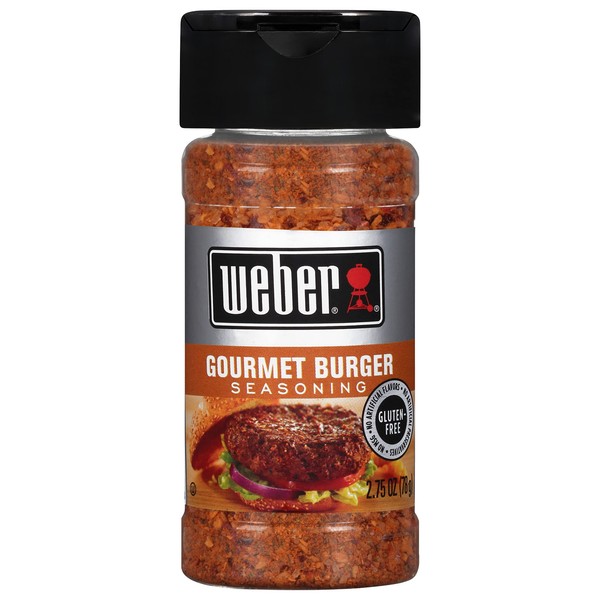 Weber Gourmet Burger Seasoning, 2.75 Ounce