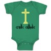 Custom Baby Bodysuit Cradle Catholic Christian Jesus God Boy &