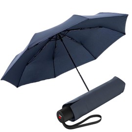 Knirps A.050 - Paraguas de lluvia de cierre manual mediano - Paraguas compacto para mochila - Paraguas de lluvia de viaje a prueba de viento para adultos - 99 cm de diámetro manual retráctil con funda