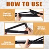 Tanstic 2 Pack 8 Inch Folding Shelf Brackets, Heavy Duty