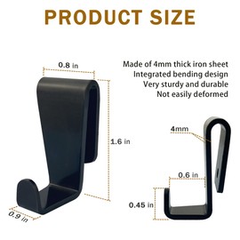 4 Pack Grills Hooks for Wood Pellet Grills, Grill Hook Can Hang Barbecue Tools, Suit for Pro Series 22, Ironwood 650, Pro D2 575, Pro 780, Ironwood 885, Pit Boss Ect