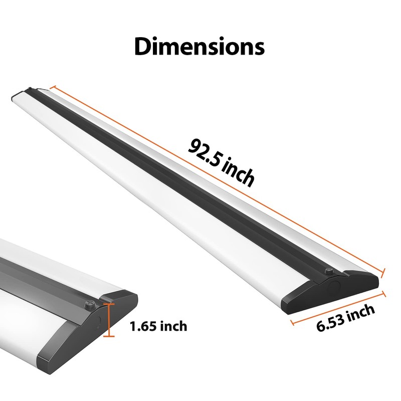 FaithSail 8FT LED Shop Light, 110W LED Wraparound Ultra Slim