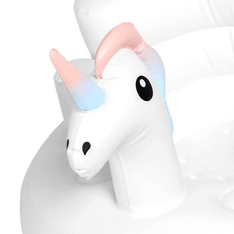 Baby Chair Inflatable Cute Animal Pattern Large Base PVC Soft