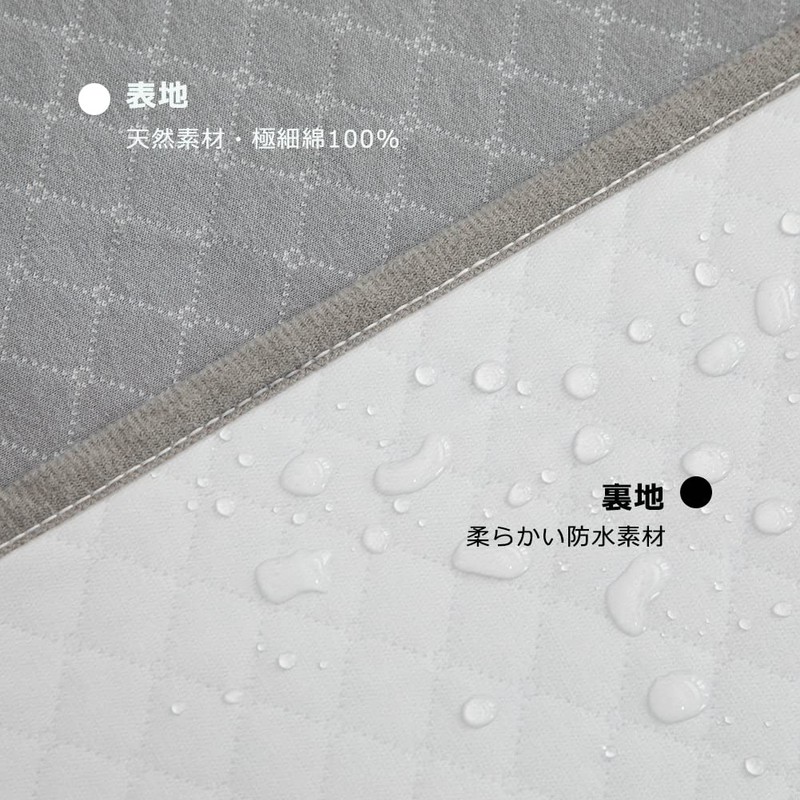 Waterproof Sheets, Semi-double, 100% Cotton, Bedding Pad, Moisture Wicking, Breathable,