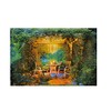 Gift Craft Serene Garden and Arbor at Night Motif LED