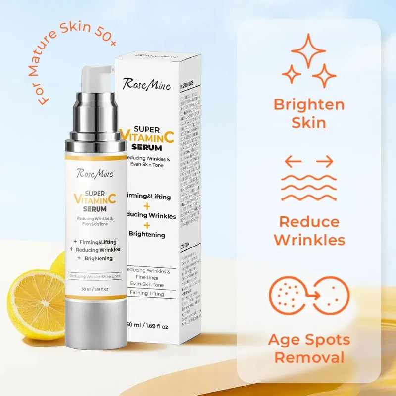 Sérum De Vitamina C Hidratante Suaviza Líneas Reafirma La