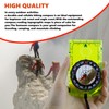 Abvsdu 2 Pieces Orienteering Compass, Superior Hiking Survival Compass for