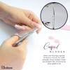 Midlion - Tijeras para cutículas de acero inoxidable multiusos para