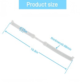 420978P Washing Machine Drum Strap Mld Straight Replacement part （4 pack）