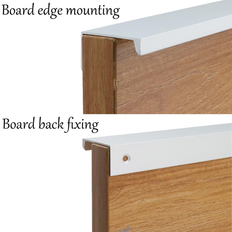 LC LICTOP 9.84 Inch Silver Finger Pulls for Cabinet 4Pcs,