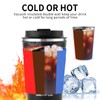 GEMFUL Thermal Travel Hot Drinks 2 Pack Coffee Cup Spill