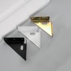 4 Pack Corner Bracket, Triangle Bracket Fastener Angle Bracket Corner