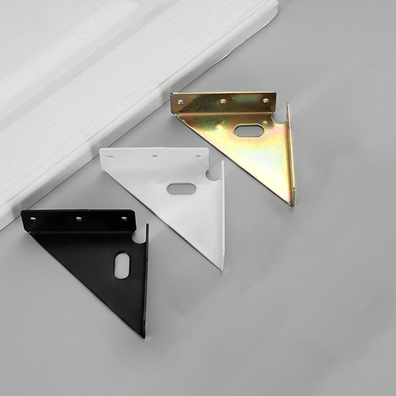 4 Pack Corner Bracket, Triangle Bracket Fastener Angle Bracket Corner