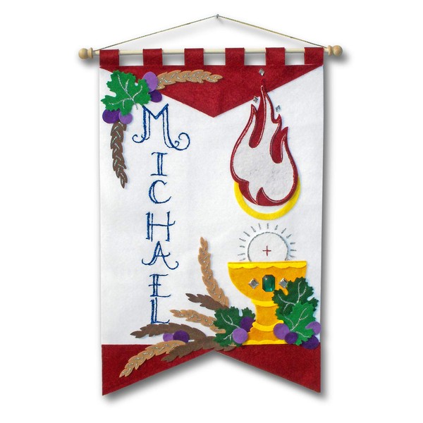 First Communion Banner Kit - 12 x 18 - Holy Spirit