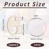 100 Pcs Wood Thread Drops,Floss Drops Cross Stitch,Embroidery Floss Organizer