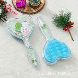 Christmas Gift Comb for Long Hair - Model LF1085 Free Size / Snowman 6ea
