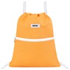 Drawstring Backpack String Bag Sackpack Cinch Water Resistant Nylon for