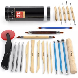 Arteza Herramientas Escultura Cerámica Arcilla De Arteza 22 Piezas