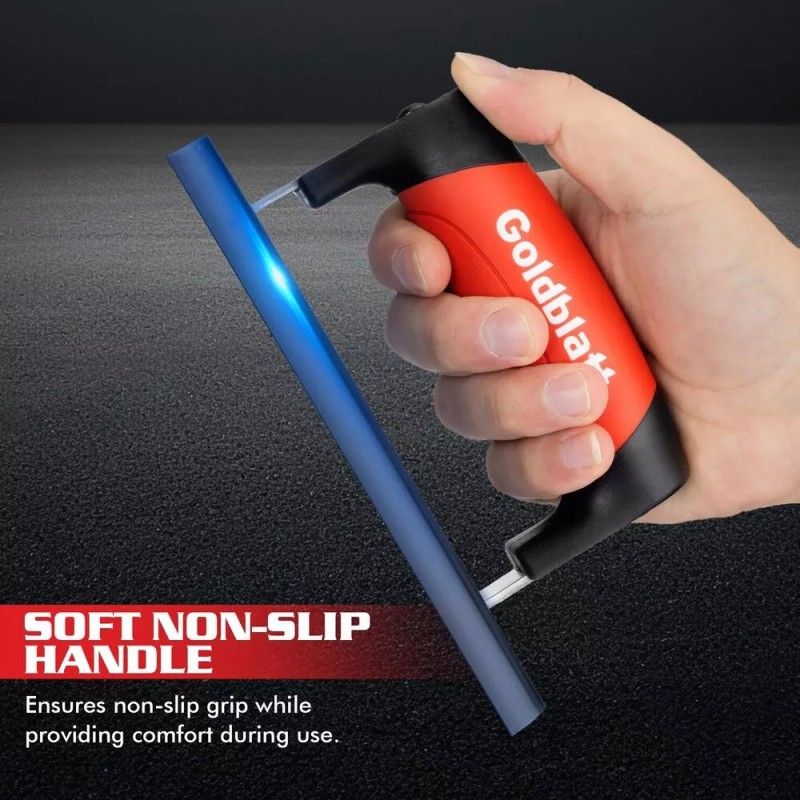 Goldblatt Concrete Tools, Concrete Edger with Soft Grip Sturdy Steel