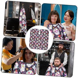 Outanaya Decorative Hair Cutting Cape for Adults Lightweight Barber Salon Cape Simple Design for Easy Use Comfortable Functional for Professional Home Haircuts