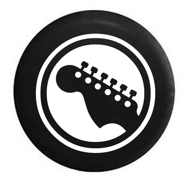 Car Spare Tire Cover Simple Guitar Musical Instrument Universal Fit