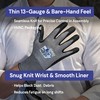 DEX FIT SSG513 Stainless Steel Cut Resistant Gloves, ANSI A5,