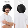 Satin Bonnet for Men, Silk Bonnet for Sleeping with Wide