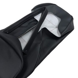 Honda CB400SF Version R/S (NC31) Special Design Seat Cover, Made in Japan (Thick Fabric), PVC Leather [Fabric Color: Black/With Tandem Belt/Piping Color: Front and Back, Black] Replacement Type