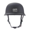 Motorcycle Helmet German Style Half Helmet Skull Cap Adult Men
