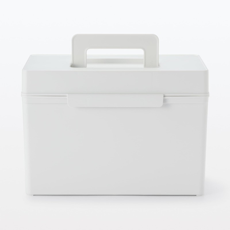 無印良品 ポリプロピレン 救急箱 ホワイトグレー KG0WYA4S