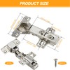 Jeinbuil Set of 4 Cabinet Hinges 105° Corner Stop Door