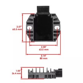 Celox New Regulator Rectifier for Yamaha XVZ1300 Royal Star 1300 Venture 1999-2009