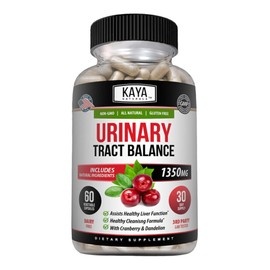 Kaya Naturals - D-Mannose - Urinary Tract UT Cleanse & Bladder Health - Made with Cranberry, Hibiscus & Dandelion Root - D Mannose Capsules Cranberry Supplement - 60 Veggie Capsules