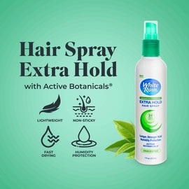 White Rain Hairspray Extra Hold Unscented, 7 oz (Pack of 3) - Non-Aerosol Hair Spray Extra Hold for Men & Women, Advanced Formula with Humidity Protection, Fragrance-Free, Non-Sticky, All Hair Types